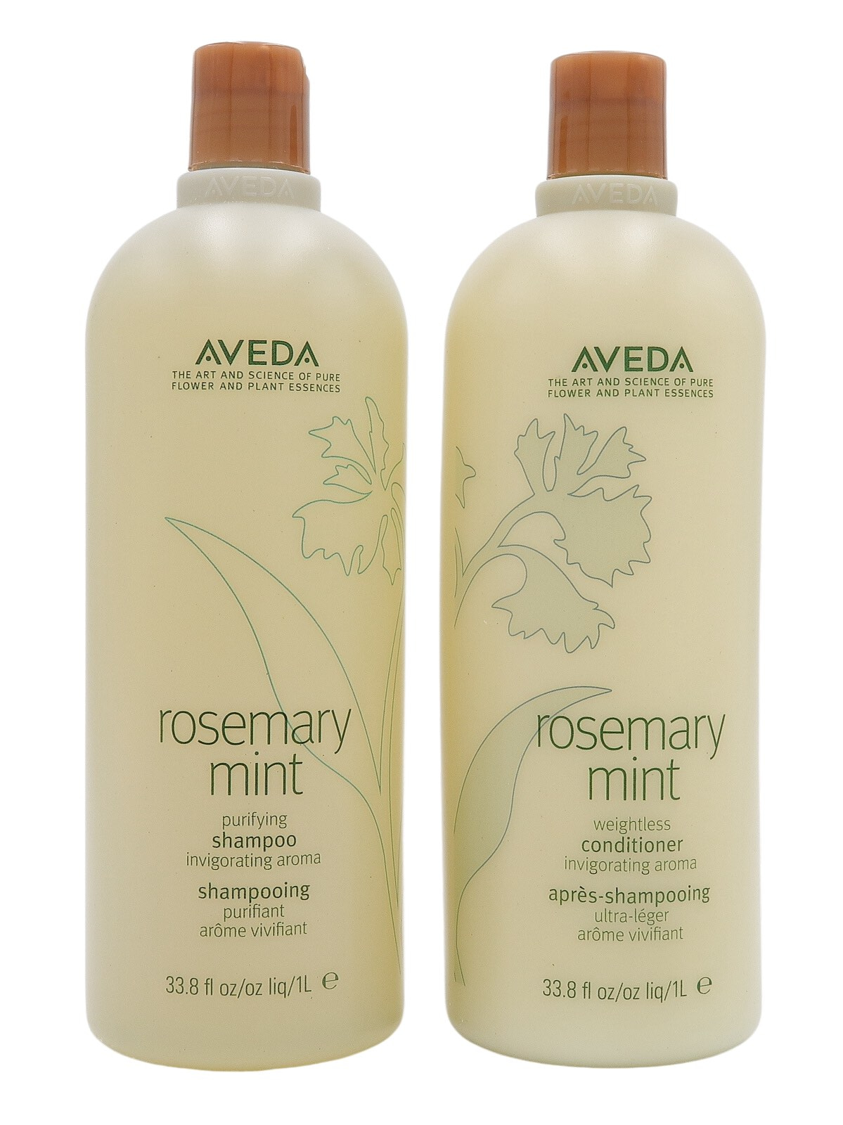 aveda rosemary mint shampoo conditioner 1L